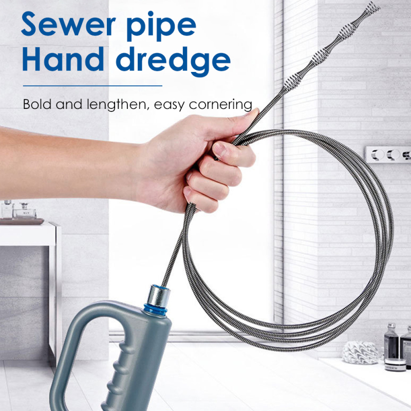 Drain Snake Flexible - 10M drenaj engelleyici esnek çubuk burgu