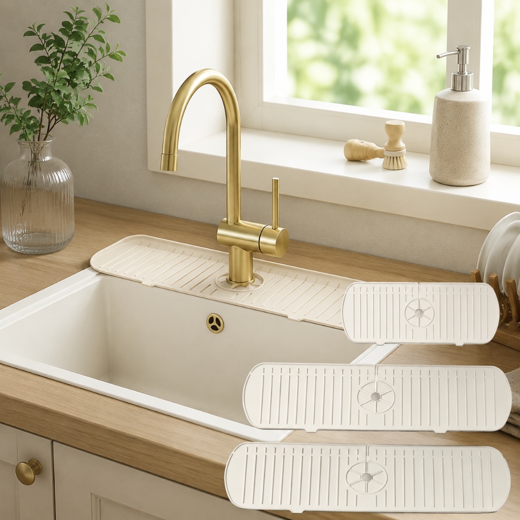 Silicone Tap Washer - Silikon Musluk Matı Lavabo Sıçrama Koruması