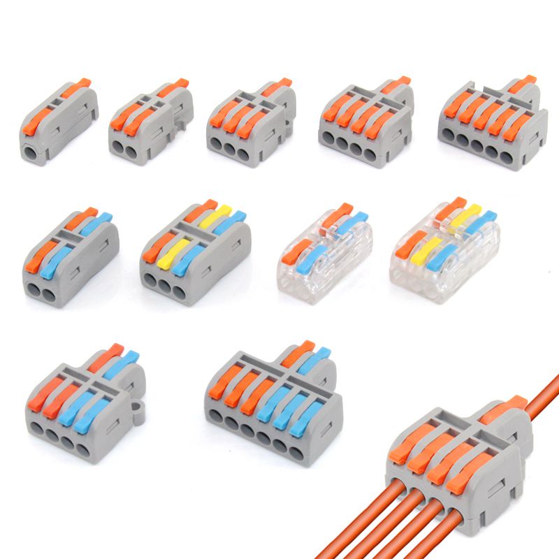Push Fit Connector - 1/5/10 adet Mini hızlı elektrik kablosu