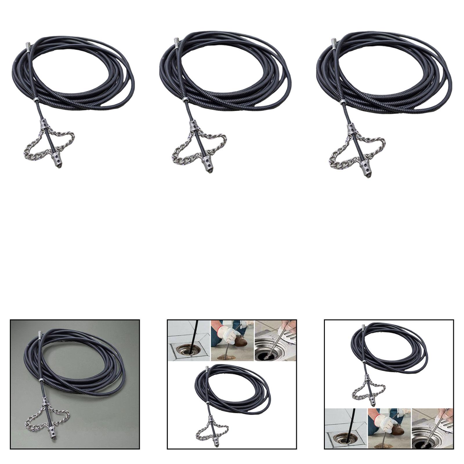 Drain Snake Flexible - Sıhhi Tesisat Borusu Açıcı Metal Gider