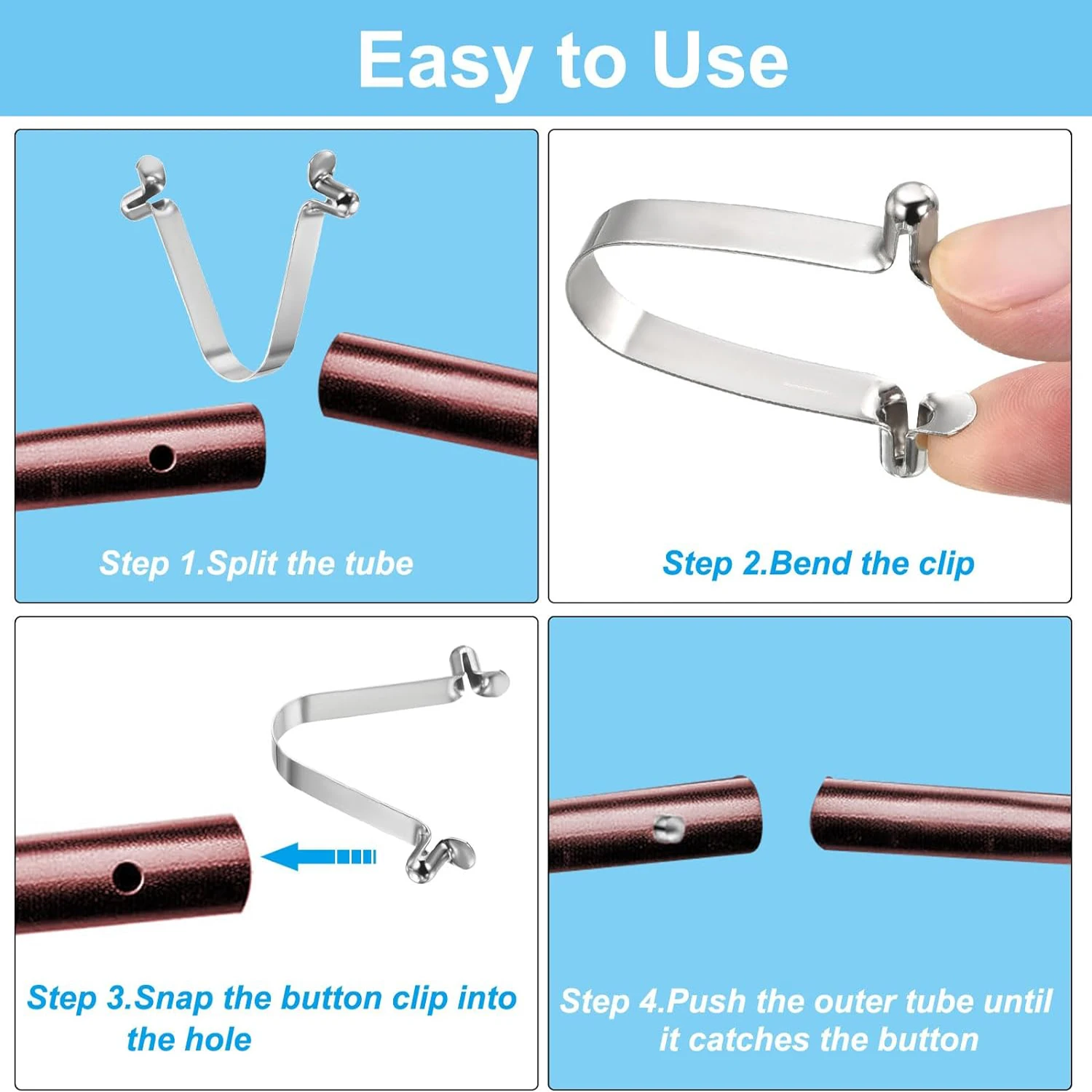 5-10 adet Çift Düğme Kayık Kür - Pipe Bending Spring incelemesi ve fiyatı